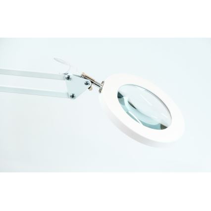 Brilagi - Dimbare LED tafellamp met een vergrootglas ​ LENS LED/12W/5V 3000/4200/6000K wit