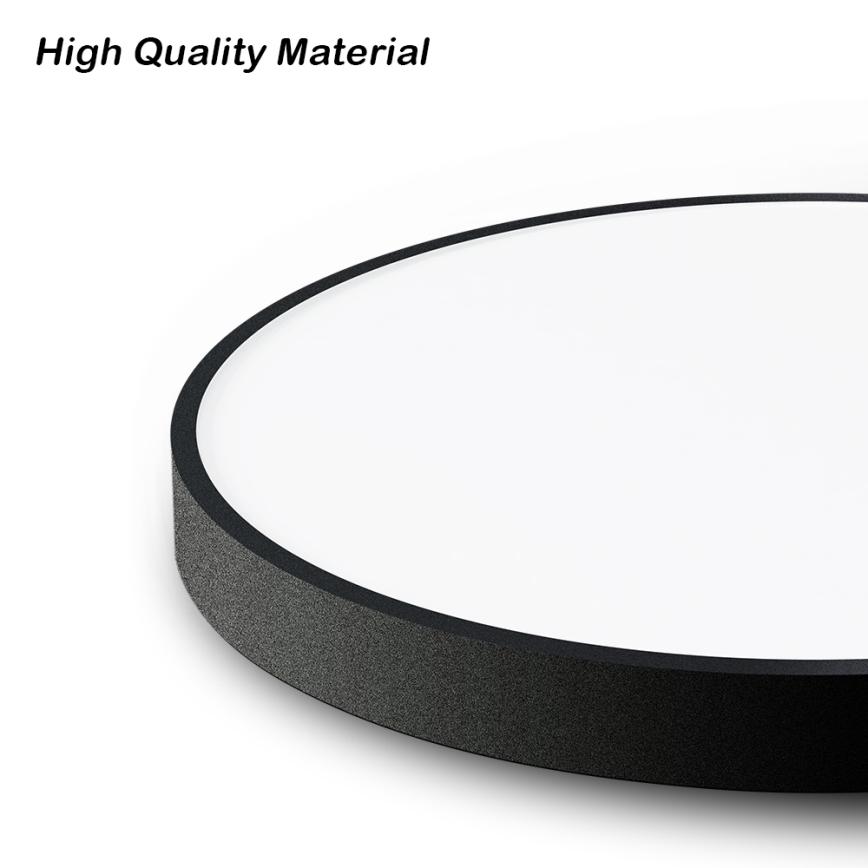 Brilagi - LED dimbare plafondlamp POOL SMART LED/100W/230V 3000-6000K Ø 80 cm Wi-Fi Tuya zwart + afstandsbediening