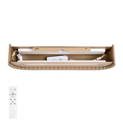BRILAGI - LED dimbare wandlamp FALCON MODERN LED/14W/230V 3000-6000K 40 cm beige + afstandsbediening