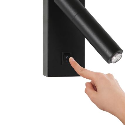 Brilagi - Dimbare LED wandspot MAYA 1xG9/4W/230V zwart