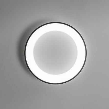 Brilagi - LED-dimbare plafondlamp FALCON LED/80W/230V 3000-6500K Ø 60 cm zwart + afstandsbediening