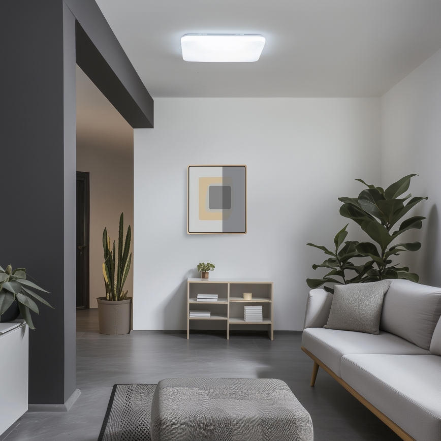 Brilagi - Dimbare SMART LED-plafondlamp LED/36W/230V 53x53 cm 3000-6000K Wi-Fi Tuya Beacon + afstandsbediening