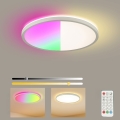 Brilagi - dimbare RGBW LED-plafondlamp ULTRA SLIM LED/18W/230V 2700–6500K Ø 30 cm wit + afstandsbediening