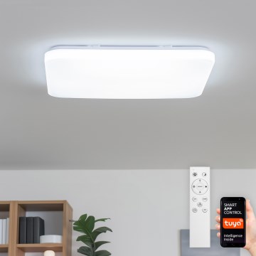 Brilagi - Dimbare SMART LED-plafondlamp LED/36W/230V 53x53 cm 3000-6000K Wi-Fi Tuya Beacon + afstandsbediening