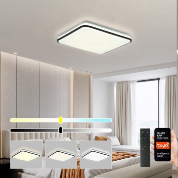 Brilagi - Dimbare SMART LED-plafondlamp LED/36W/230V 53x53 cm 3000-6000K Wi-Fi Tuya Beacon + afstandsbediening