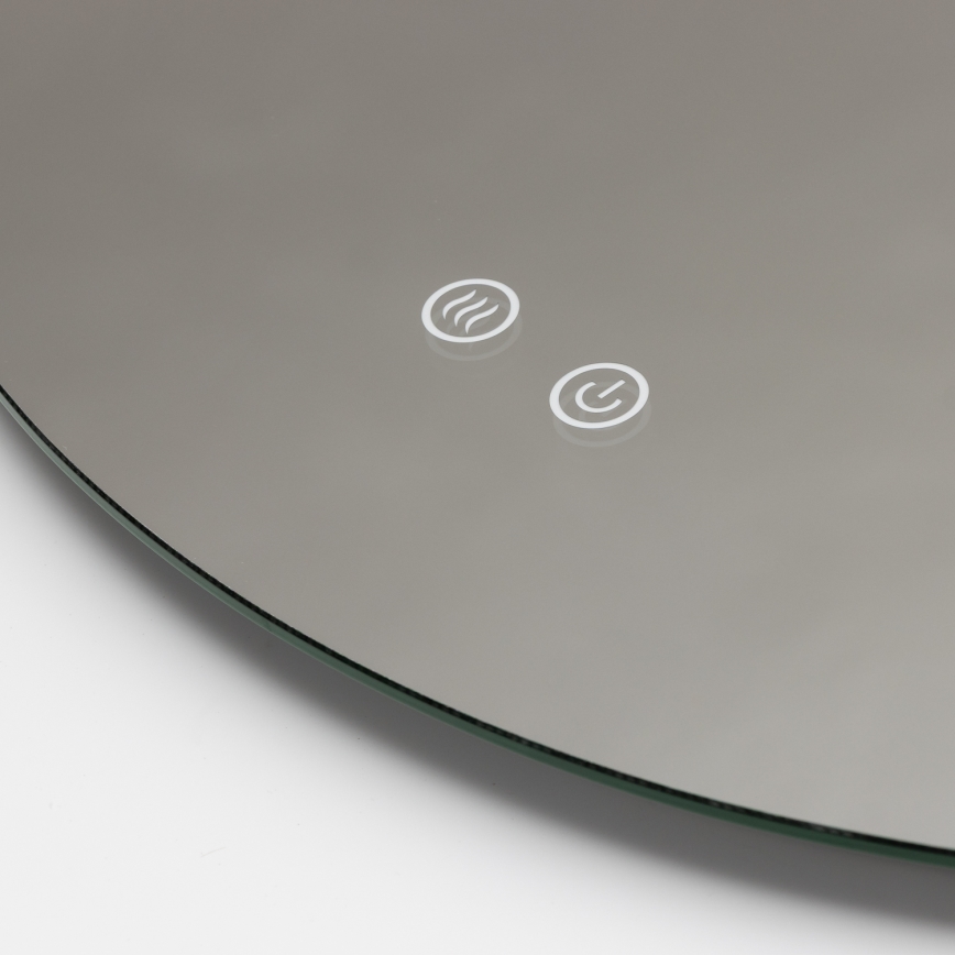 Brilagi - Verwarmde LED-badkamerspiegel DEMI ECO LED/12W/230V Ø 60 cm IP44 CRI 90 dimbaar + CCT