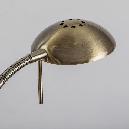 Brilagi - Dimbare vloerlamp SCARLETT 1xR7s/230W/230V + 1xG9/40W bronskleurig