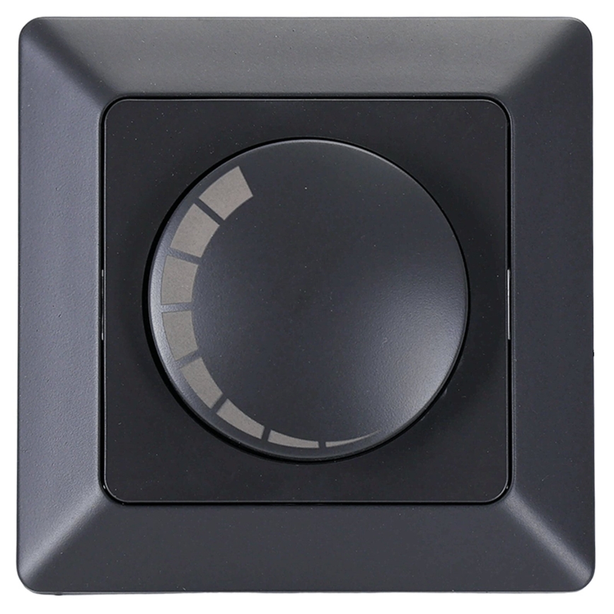 BRILAGI - Draaibare dimmer met frame 110W/230V zwart