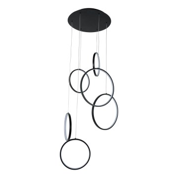 Brilagi - ECHO LED-hanglamp met kabel, 80W, 230V, 4000K, Ø 50 cm, zwart