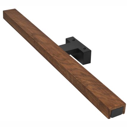 Brilagi - Éclairage de miroir salle de bain WOODY MIRROR LED/12W/230V 60 cm IP44 chêne cerise/noir