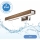 Brilagi - Éclairage de miroir salle de bain WOODY MIRROR LED/8W/230V 40 cm IP44 chêne noyer/chrome brillant