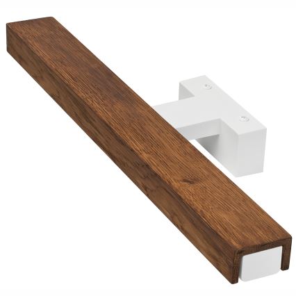 Brilagi - Éclairage de miroir salle de bain WOODY MIRROR LED/8W/230V 40 cm IP44 chêne cerise/blanc
