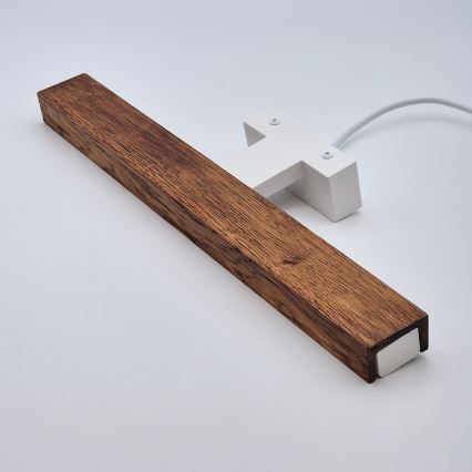 Brilagi - Éclairage de miroir salle de bain WOODY MIRROR LED/8W/230V 40 cm IP44 chêne cerise/blanc