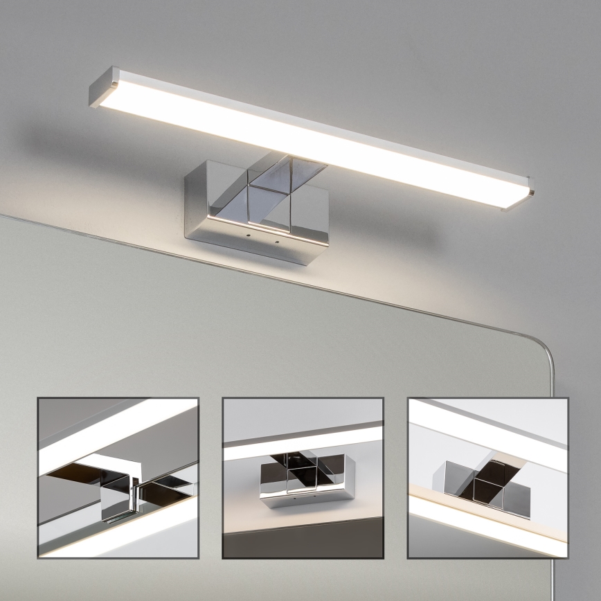 Brilagi - Éclairage LED 3 en 1 pour miroir de salle de bains VESTRA LED/8W/230V 40 cm IP44 chrome brillant