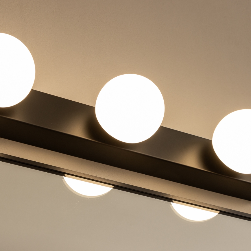 Brilagi - Éclairage LED pour miroir de salle de bains HOLLYWOOD 4xLED/3W/230V 53 cm IP44 noir