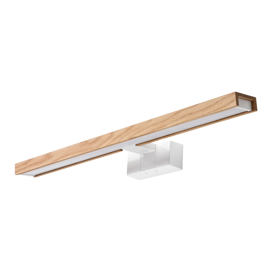Brilagi - Éclairage LED pour miroir de salle de bains 3-en-1 WOODY MIRROR LED/12W/230V 60 cm IP44 blanc/chêne