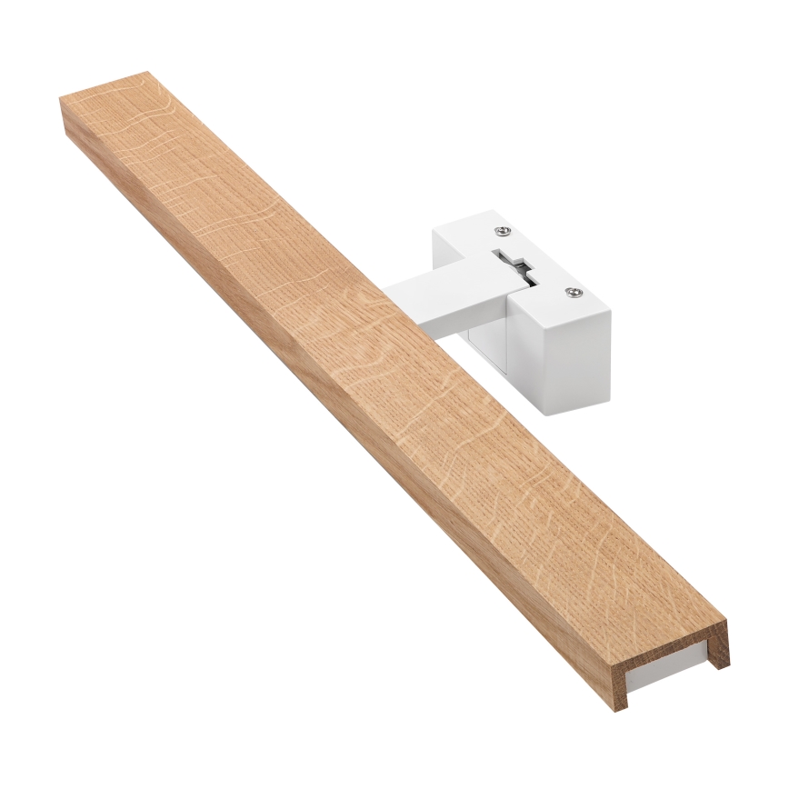 Brilagi - Éclairage LED pour miroir de salle de bains 3-en-1 WOODY MIRROR LED/12W/230V 60 cm IP44 blanc/chêne