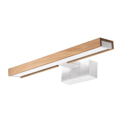 Brilagi - Éclairage LED 3-en-1 pour miroir de salle de bains WOODY MIRROR LED/8W/230V 40 cm IP44 blanc/chêne