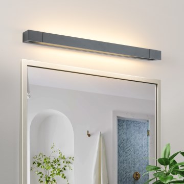 Brilagi - Éclairage LED pour miroir de salle de bains AQUA LINE, 18 W / 230 V, 60 cm, IP44, anthracite, IRC 90