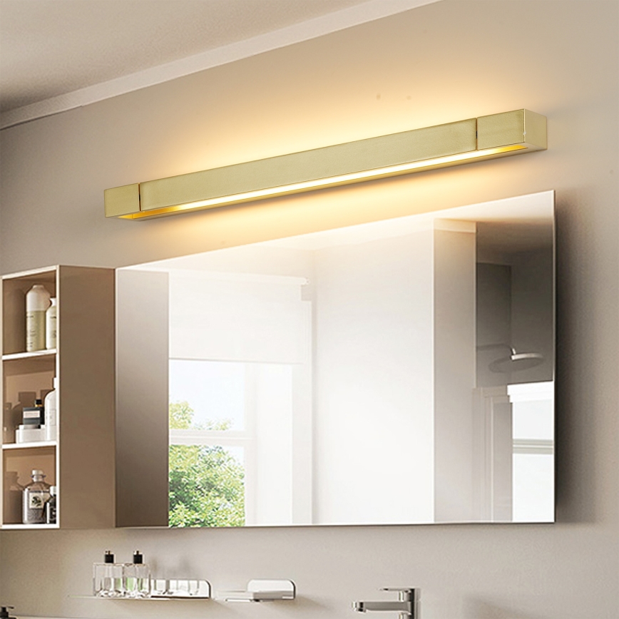 Brilagi - Éclairage LED pour miroir de salle de bains AQUA LINE LED/18W/230V 60 cm IP44 doré IRC 90