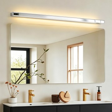 Brilagi - Éclairage LED pour miroir de salle de bains AQUA LINE LED/36W/230V 120 cm IP44 chrome brillant IRC 90