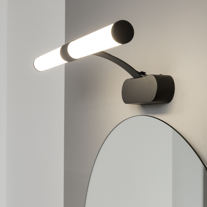 Brilagi - Éclairage LED 2-en-1 pour miroir de salle de bains TUBEO LED/6W/230V 40 cm IP44 noir