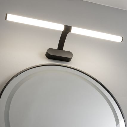 Brilagi - Éclairage miroir LED 2 en 1 TUBEO LED/8W/230V 60 cm IP44 noir