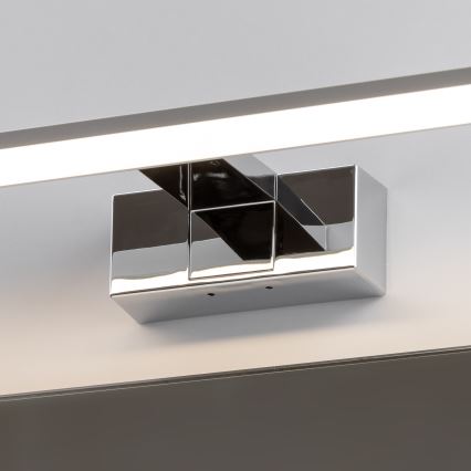 Brilagi - Éclairage miroir LED 3-en-1 pour salle de bains VESTRA LED/12W/230V 60 cm IP44 chrome brillant