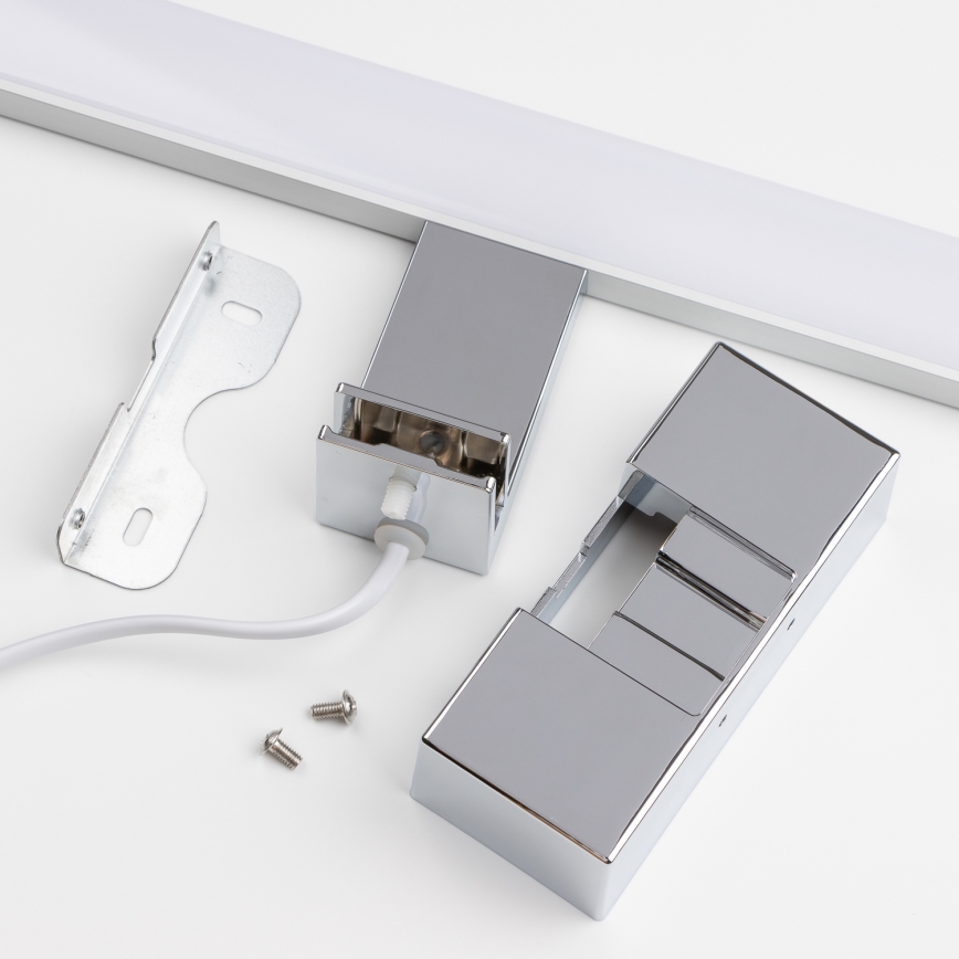 Brilagi - Éclairage miroir LED 3-en-1 pour salle de bains VESTRA LED/12W/230V 60 cm IP44 chrome brillant