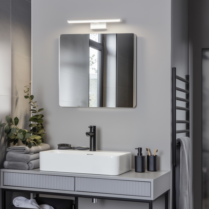 Brilagi - Éclairage LED 3-en-1 pour miroir de salle de bains VESTRA LED/8W/230V 40 cm IP44 blanc