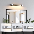 BRILAGI - Éclairage miroir LED pour salle de bains AQUA LINE, 12 W, 230 V, 45 cm, IP44, chrome brillant, IRC 90