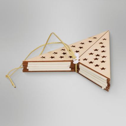 Brilagi - Étoile de Noël LED, 62x40 cm, alimentée par 3xAA