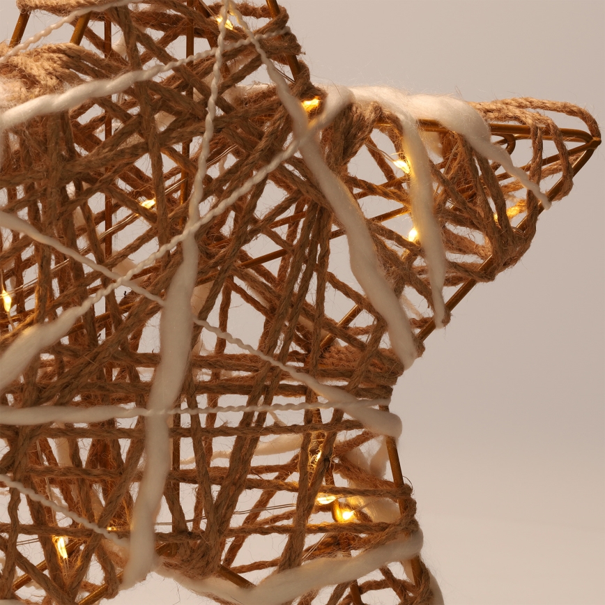 Brilagi - Étoile LED de Noël, fonctionnant sur 2 piles AA