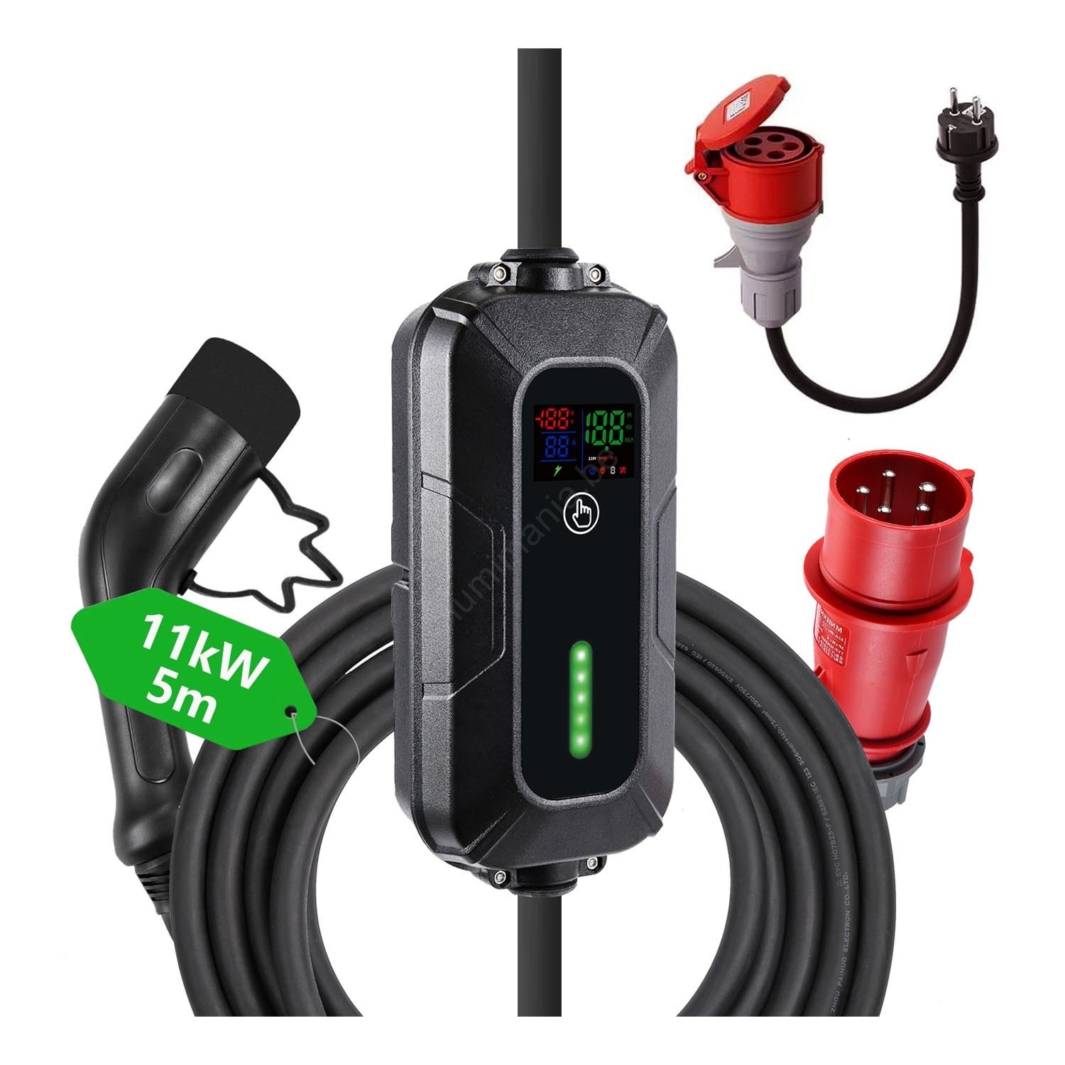 Wallbox 7KW voor elektrische voertuigen, eenfasig 32A | 24A