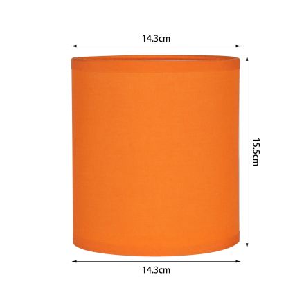 Brilagi - LED flexibele wandlamp NUBILA 1x E27/25W/230V + LED/3W mat chroom/oranje