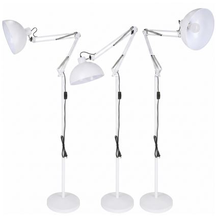 Brilagi - Flexibele staande lamp TASKER 1xE27/60W/230V 157 cm wit