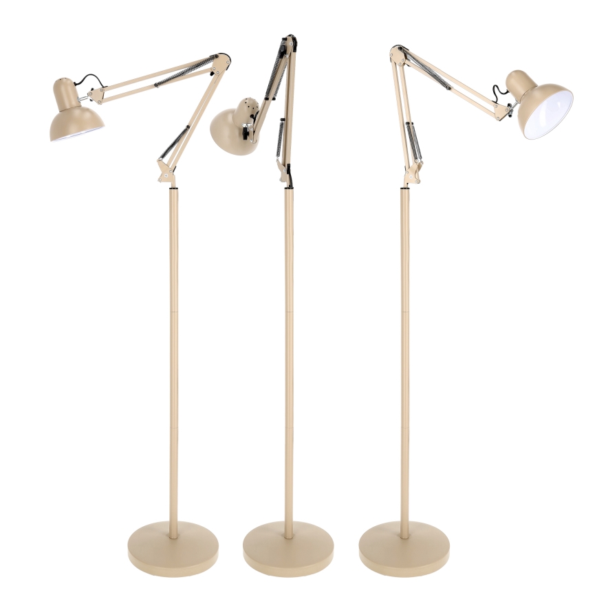 Brilagi - Flexibele vloerlamp TASKER 1xE27/60W/230V 184 cm beige
