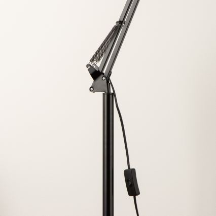 Brilagi - Flexibele vloerlamp TASKER 1xE27/60W/230V 184 cm zwart