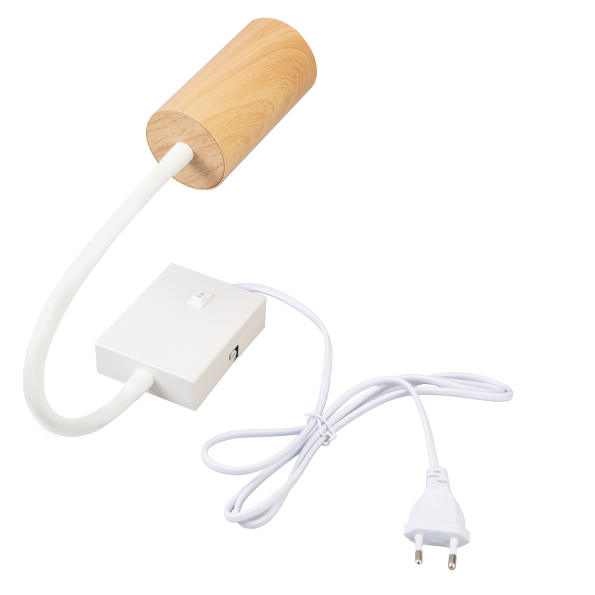 Brilagi - Flexibele wandlamp SELE 1xGU10/30W/230V wit/eiken decor