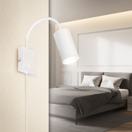 Brilagi - Flexibele wandlamp SELE 1xGU10/30W/230V wit