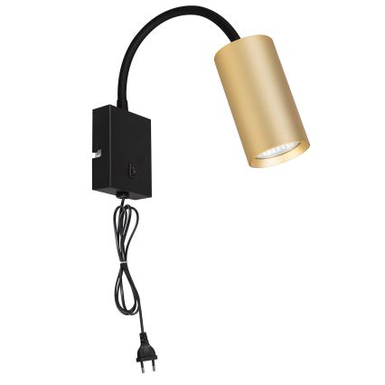 Brilagi - Flexibele wandlamp SELE 1xGU10/30W/230V zwart/goud