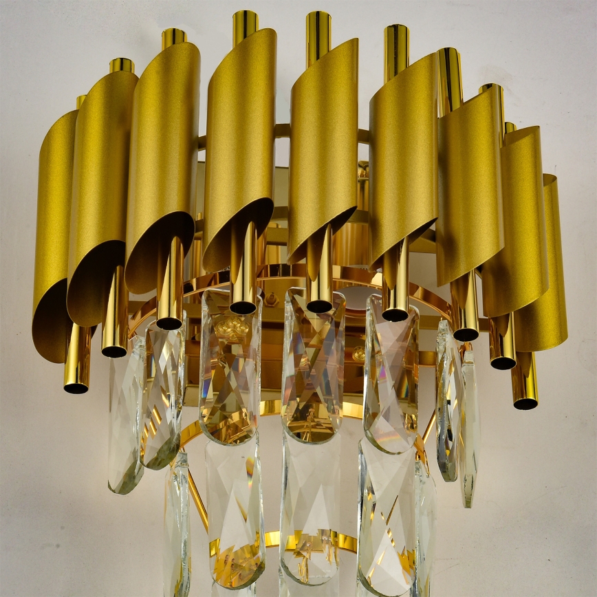 Brilagi - Gouden wandlamp ECLIPSE 2xE14/10W/230V