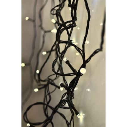 Brilagi - Guirlande de noël d'extérieur 300xLED/8 fonctions 35 m IP44 blanc chaud