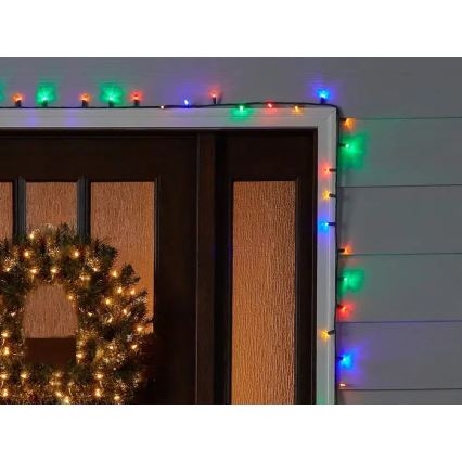 Brilagi - Guirlande de Noël extérieure LED 200xLED/2 fonctions 25m IP44 multicolore