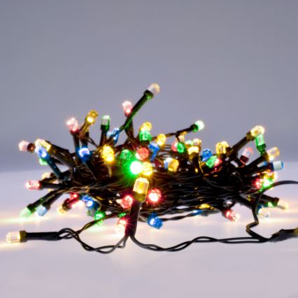 Brilagi - Guirlande de Noël extérieure LED 200xLED/2 fonctions 25m IP44 multicolore