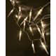 Brilagi - Guirlande de Noël extérieure LED 50xLED/8 fonctions/3xAA 8m IP44 blanc chaud