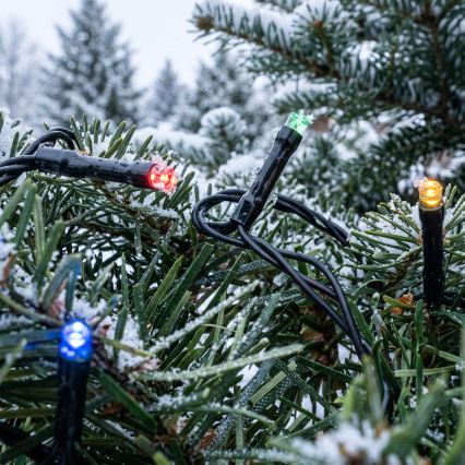 BRILAGI - Guirlande de Noël LED d'extérieur 100 LED/8 fonctions 13 m IP44 multicolore