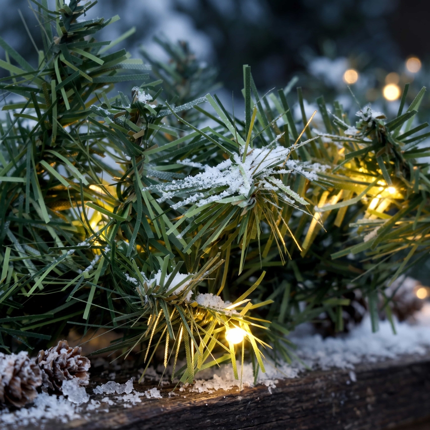 BRILAGI - Guirlande de Noël LED pour extérieur, alimentée par 3 piles AA, 300 cm, IP44