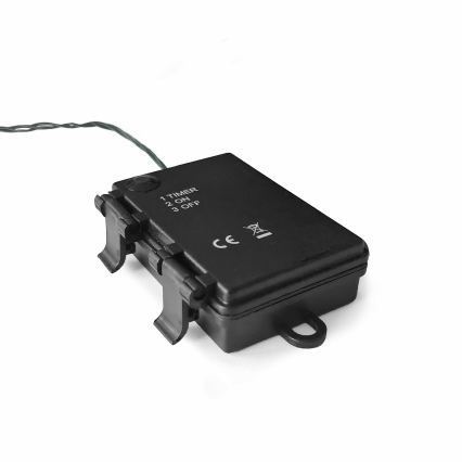 BRILAGI - Guirlande de Noël LED pour extérieur, alimentée par 3 piles AA, 300 cm, IP44