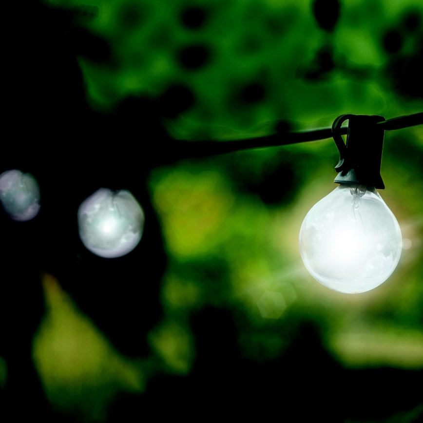 Brilagi - Guirlande décorative LED d'extérieur GIRLANDA 25xE12/0,8W/230V 20m IP44 blanc froid